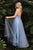 Cinderella Divine - CD0154 Plunging Beaded Appliqued Tulle Dress Bridesmaid Dresses