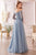 Cinderella Divine - CD0172 Off-Shoulder Beaded Glitter Tulle Gown Prom Dresses