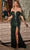Cinderella Divine CH167 - Off Shoulder Prom Gown Special Occasion Dress XXS / Emerald