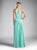Cinderella Divine - CJ228 High Halter Lace Bodice A-Line Evening Gown Special Occasion Dress
