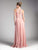 Cinderella Divine - CJ228 High Halter Lace Bodice A-Line Evening Gown Special Occasion Dress