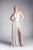 Cinderella Divine - Embellished Halter Neck Dress with Train Special Occasion Dress 2 / Silver