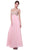 Cinderella Divine - Embellished Illusion Jewel Neck A-line Dress Special Occasion Dress 2 / Blush