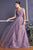 Cinderella Divine - ET320 Sleeveless Pleated Top A-Line Gown Special Occasion Dress 2 / French Lilac