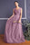Cinderella Divine - ET320 Sleeveless Pleated Top A-Line Gown Special Occasion Dress 2 / Orchid