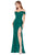Cinderella Divine - KV1050 Off Shoulder Fitted Jersey Evening Gown Bridesmaid Dresses