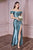 Cinderella Divine KV1056C - Off Shoulder Formal Gown Prom Dresses 18 / Robin Blue