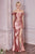 Cinderella Divine KV1056C - Off Shoulder Formal Gown Prom Dresses