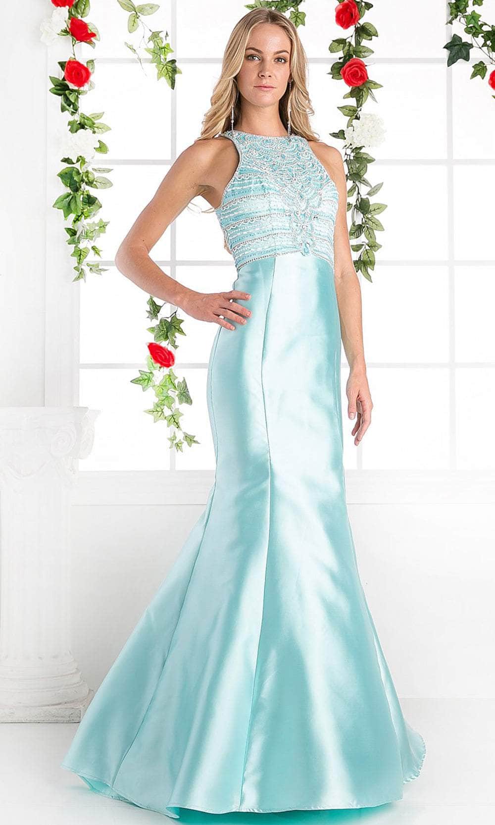 Cinderella Divine ML6538 - Beaded Jewel Evening Dress Couture Candy Cinderella Divine ML6538 - Beaded Jewel Evening Dress Couture Candy