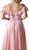 Cinderella Divine - Ruffled Off-Shoulder A-line Dress Special Occasion Dress