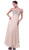 Cinderella Divine - Sleeveless Bedazzled Plunging V-neck A-line Dress Special Occasion Dress 2 / Champagne