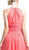 Cinderella Divine - Sleeveless Ruched Halter A-line Dress Special Occasion Dress
