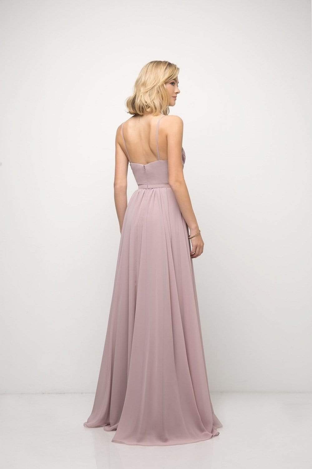 Cinderella Divine - UR136 Sleeveless Empire Waist Chiffon Dress Couture Candy Cinderella Divine - UR136 Sleeveless Empire Waist Chiffon Dress Couture Candy