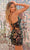 Clarisse 30229 - Deep V-Neck Sequin Cocktail Dress Special Occasion Dress