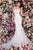 Clarisse - 5119 Scallop-Trimmed Strapless Embroidered Gown Evening Dresses 0 / Ivory