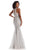 Clarisse - 8094 Beaded Lace Halter Trumpet Dress Evening Dresses