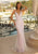 Clarisse - 810234 Embellished Bare Back Sheath Gown Prom Dresses 00 / Ivory/Lilac