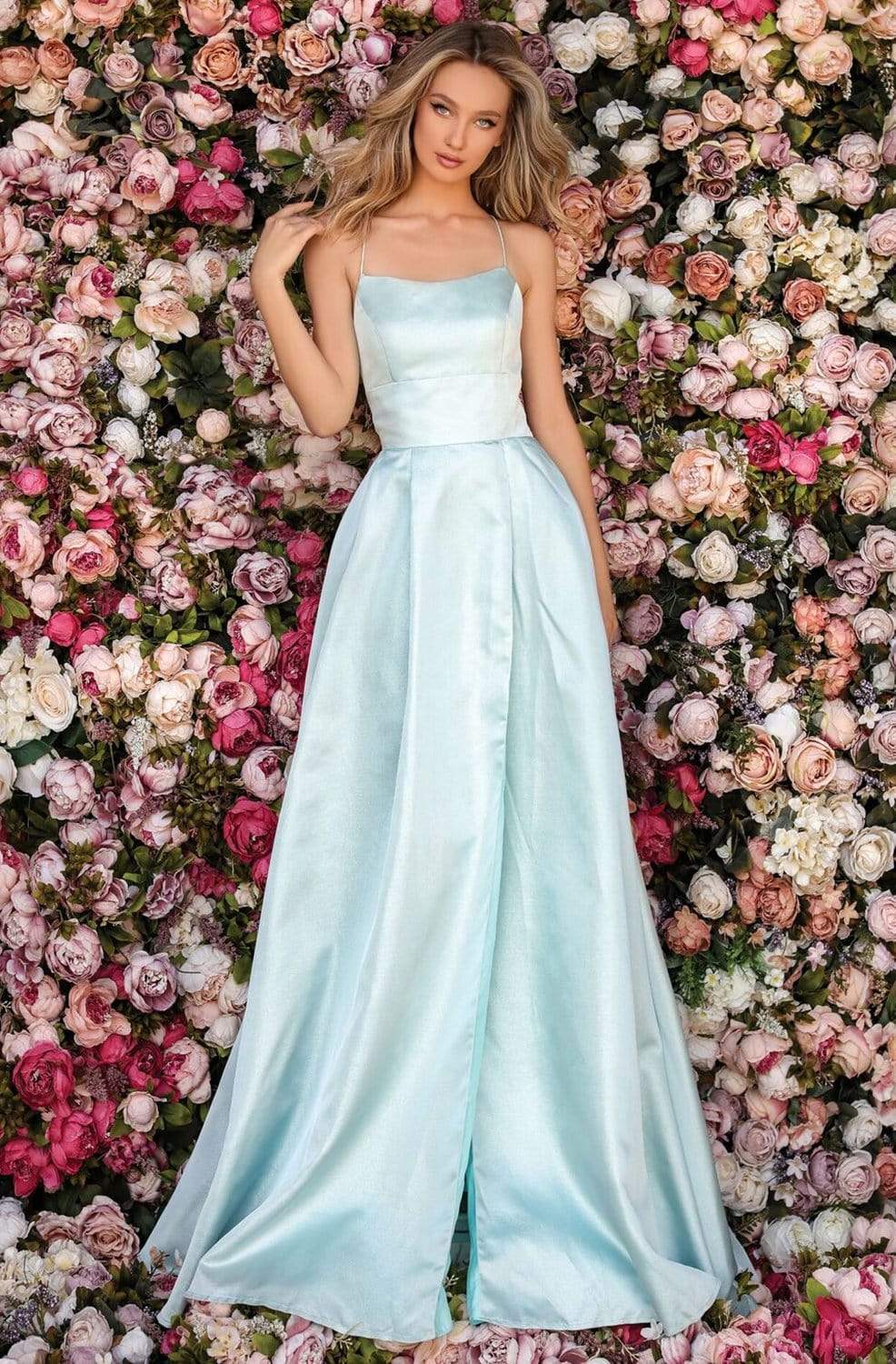 Clarisse - 8105 Scoop Neck A-line Gown Couture Candy Clarisse - 8105 Scoop Neck A-line Gown Couture Candy