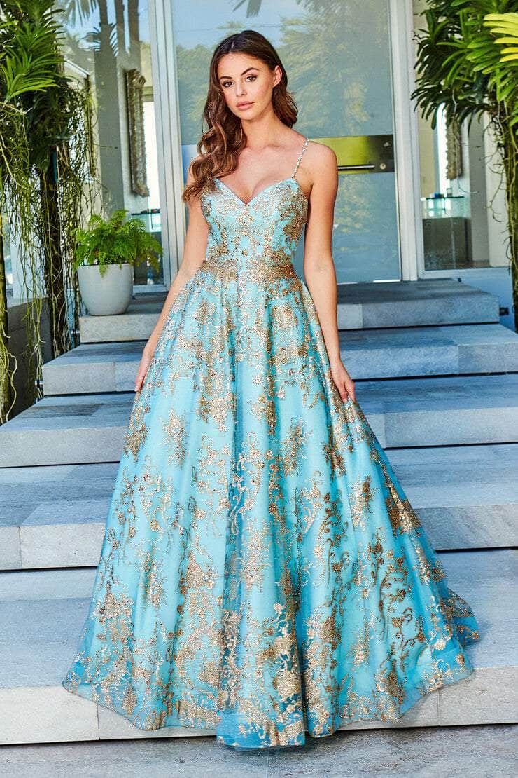 Colette for Mon Cheri CL12201 - Glitter Tulle A-line Ball Gown 2 / Aqua/Gold - Shop Colette for Mon Cheri dresses on Couture Candy at CoutureCandy.com Colette for Mon Cheri CL12201 - Glitter Tulle A-line Ball Gown 2 / Aqua/Gold - Shop Colette for Mon Cheri dresses on Couture Candy at CoutureCandy.com