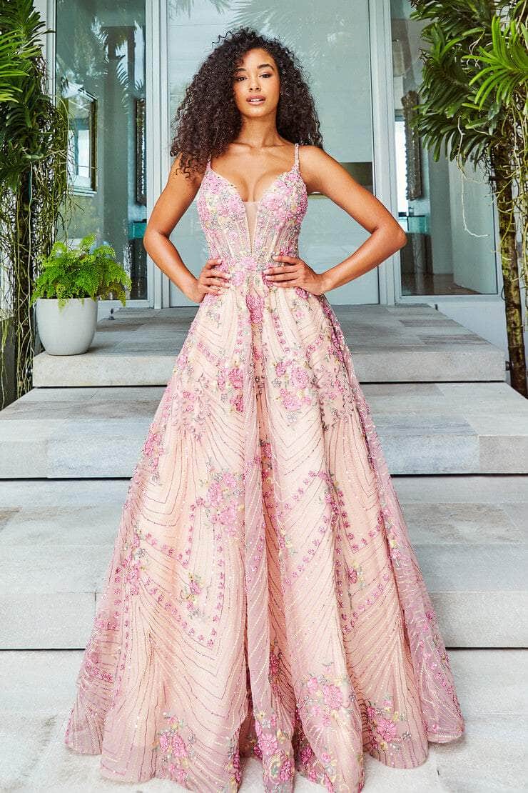 Colette for Mon Cheri CL12279 Floral Lace Prom Dress – Couture Candy