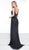 Colors Couture - J099 Embellished Deep V-neck Trumpet Dress Special Occasion Dress