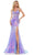 Colors Dress 2848 - Beaded Corset Prom Gown Formal Gowns 0 / Lavender