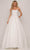 Colors Dress 2939 - Strapless Scooped Sparkling Gown Special Occasion Dress 0 / Off White