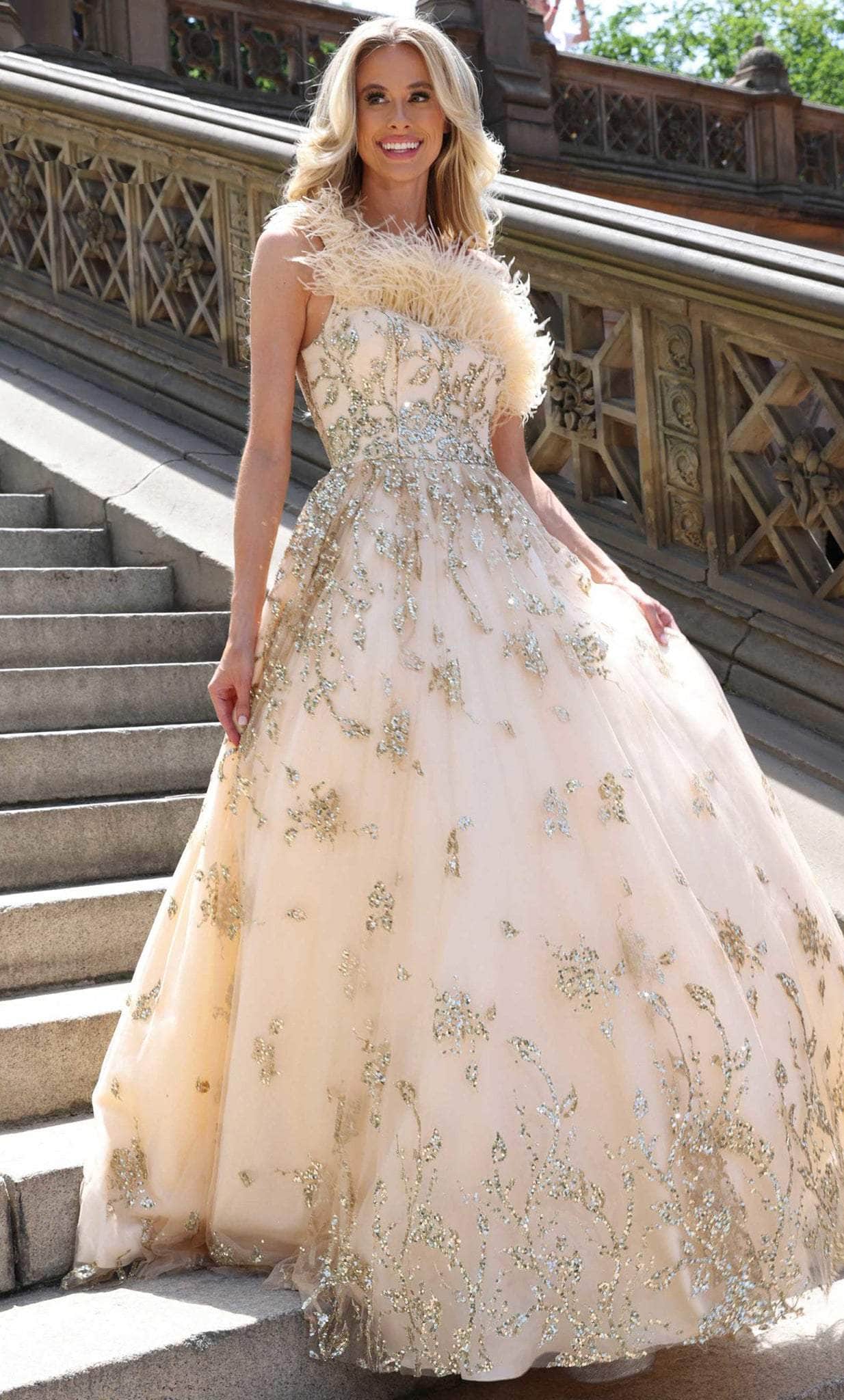 white and gold one shoulder prom dress Long Mermaid One Shoulder Keyhole Crystal Prom Dress With Side Train –  BIZTUNNEL