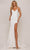 Colors Dress 2975 - Strappy Back Sequined Prom Gown Prom Dresses 0 / Off White