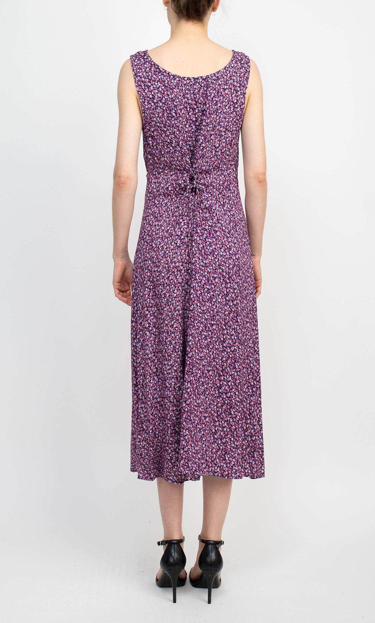 Connected Apparel TFZ74707M1 - Floral Scoop Long Dress Connected Apparel TFZ74707M1 - Floral Scoop Long Dress