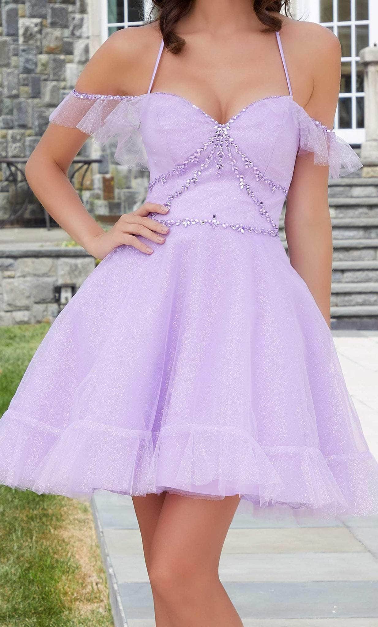 cheap purple dama dresses Dama Dresses for Quinceanera in Lilac Style 9190 Quince Outfit
