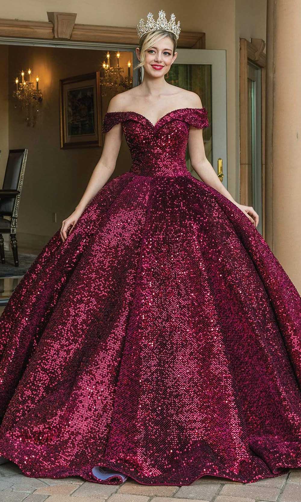 Dancing Queen - 1559 Sequined Corset Back Gown Couture Candy Dancing Queen - 1559 Sequined Corset Back Gown Couture Candy