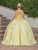 Dancing Queen 1772 - Off Shoulder Pleated Ballgown Special Occasion Dress