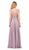 Dancing Queen - 2161 Beaded Lace V-neck A-line Prom Dress Special Occasion Dress