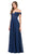 Dancing Queen - 2273 Embroidered Off Shoulder Prom Dress Special Occasion Dress XS / Navy