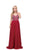 Dancing Queen - 2503 Beaded Sweetheart Sleeveless Prom Dress Special Occasion Dress XS / Burgundy
