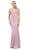 Dancing Queen - 2562 Lace Applique Off-Shoulder Fitted Prom Dress Prom Dresses XS / Dusty Pink