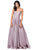 Dancing Queen - 2651 Strapless Sweetheart A-line Dress Prom Dresses XS / Dusty Pink