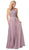 Dancing Queen - 2716 Lace Applique Halter A-line Dress Special Occasion Dress XS / Mocha