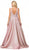 Dancing Queen - 2747 Lace Appliqued Pleated A-Line Prom Dress Special Occasion Dress