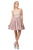 Dancing Queen - 3125 Beaded Sweetheart A-line Dress Homecoming Dresses XS / Mocha