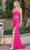 Dancing Queen 4270 - Bejeweled Trumpet Prom Dress Special Occasion Dress XS / Fuchsia