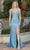 Dancing Queen 4270 - Bejeweled Trumpet Prom Dress Special Occasion Dress XS / Powder Blue