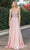 Dancing Queen 4277 - Sleeveless A-Line Prom Dress Special Occasion Dress XS / Rose Gold