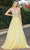 Dancing Queen 4277 - Sleeveless A-Line Prom Dress Special Occasion Dress XS / Yellow