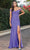 Dancing Queen 4291 - Off- Shoulder Floral Applique Long Dress Special Occasion Dress XS / Lavender