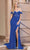Dancing Queen 4344 - Off-Shoulder Embroidered Prom Dress Long Dresses XS / Royal Blue