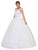 Dancing Queen Bridal - 1142 Sheer and Sparkling Sleeveless Ball Gown Quinceanera Dresses