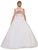 Dancing Queen Bridal - 1142 Sheer and Sparkling Sleeveless Ball Gown Quinceanera Dresses