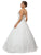 Dancing Queen Bridal - 9166 Floor-Length Strapless Sweetheart Ballgown Wedding Dresses